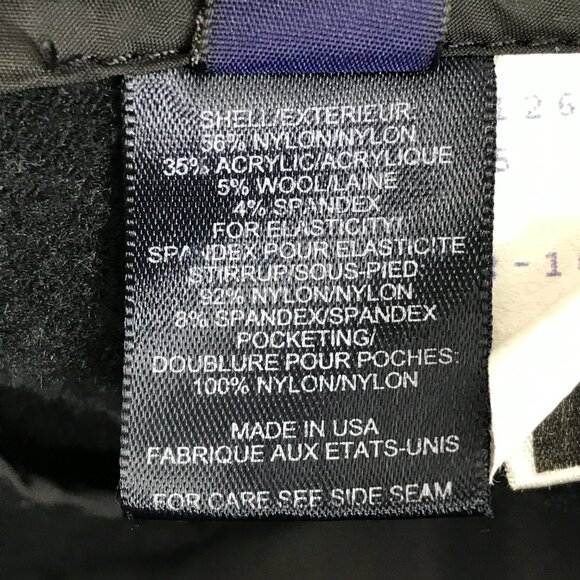 Eddie Bauer Ebtek Stretch Stirrup Ski Pants Women's Size 8 Black Shoeller Winter - Picture 12 of 15